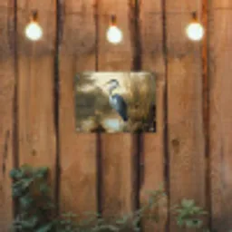 Reiger - Water - Planten tuinposter los doek klein -sfeer1