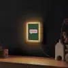 Tekstwolk - BLAH BLAH BLAH - Roze Light Box met kabel (Wandlamp) klein -sfeer1