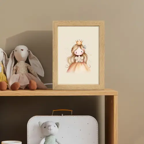 Prinses - Kroon - Goud Light Box met kabel klein -sfeer2_kind