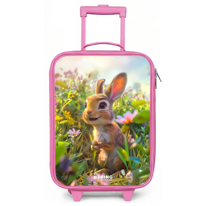Kareltje konijn Kinderkoffer - Roze klein -zz3dotto