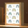 Patroon - Regenboog - Hartjes Light Box met kabel klein -zzz_3d_website