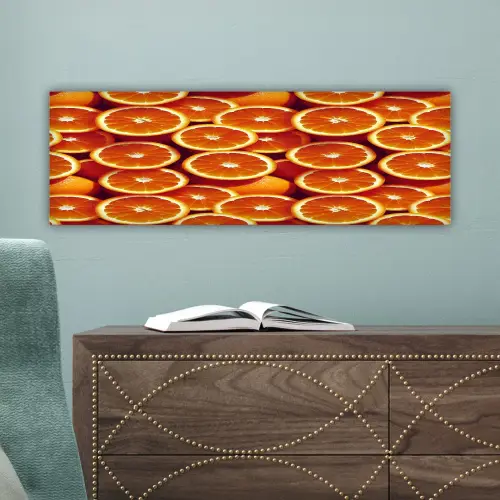 Sinaasappels - Oranje - Gesneden canvas 2cm klein 828 -sfeer4