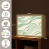 Organische lijnen - Mintgroen - Marmer Light Box met batterij (Wandlamp) middel -USP_websiteoverzichtNL
