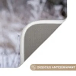 Schermbloem - Rijp - Kristallen - Winter - Delicaat Badmat klein -USP_AntislipFR