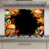 Fastfood - Graffiti - Hamburger - Eten - Modern keuken achterwand spatscherm klein -3d_website