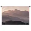 Panorama - Landschap - Bergen Wandkleed katoen middel -zz3d