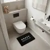 Quotes - Would poop here again - Humor - Zwart - Spreuk WCmat klein -sfeer1