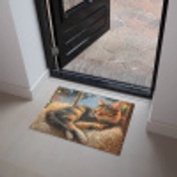 Kat - Kerst - Winter - Dier Deurmat klein -sfeer5