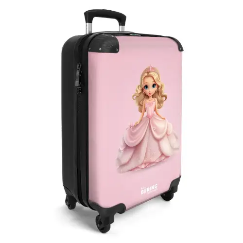 Prinses Priscilla NBS - Handbagage koffer - Kinderen Unisex middel -productfoto_3d