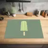 Groen - Waterijsje - Stokje - Illustratie Inductie beschermer vinyl 3mm klein -sfeer5