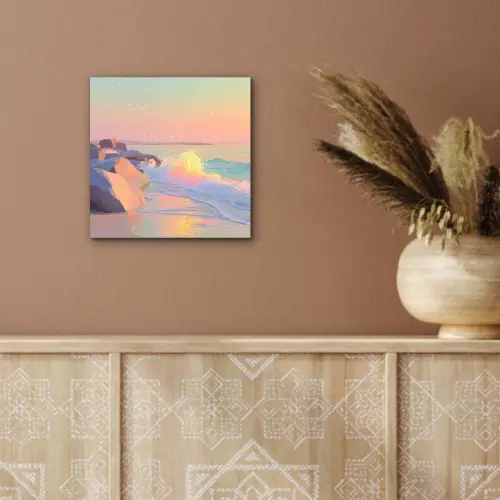 Zomerlicht - Strand - Fonkelende accenten aluminium wit klein -sfeer4