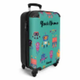 Robo rave NBS - Handbagage koffer - Kinderen Unisex middel -productfoto_3d