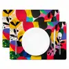 Vormen - Stippen - Kleurrijk Placemat vinyl groot -zzsfeer2_Kitchenyeah-website