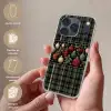 Kerstballen - Rood - Hulsttakken - Patroon Telefoonhoesje iPhone 17 Pro Max klein -sfeer3_FR