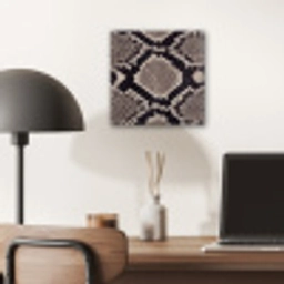 Slangenleer - Patroon - Beige aluminium wit klein -sfeer5
