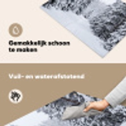 Bos - Winter - Sneeuw - Pad - Natuur Inductie beschemer met haakjes klein -ky-schoon-nl