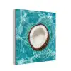 Kokosnoot - Water - Wit aluminium wit klein -3d