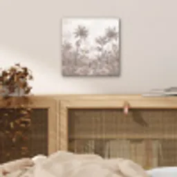Jungle - Dieren - Palmbomen aluminium wit klein -sfeer3