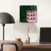 Donkergroen - Tekst - Schaduw - Grafisch plexiglas 5mm klein -sfeer6