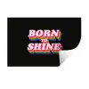 Quote - Regenboog - Roze - Zwart Muursticker klein -3d