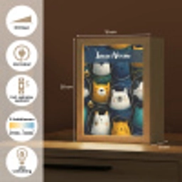 Dieren - Ruimtepakken - Sterren Light Box met kabel (Kinderlampje) klein -USP_NL