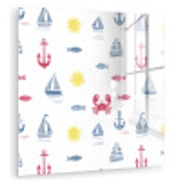 Nautisch - Illustraties - Kleurrijk plexiglas 5mm klein 11 -zzzproduct_nieuw