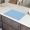 Blauw - Wit - Lijnen - Patroon Inductie beschermer vinyl 3mm klein 276 -sfeer8