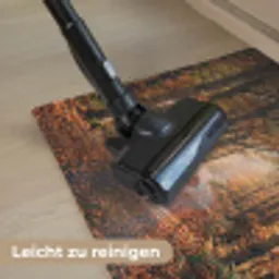 Bospad - Herfstbos - Bladeren - Oranje - Nostalgisch Deurmat klein -reinigen_DE