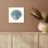 Ribbels - Blauw - Schelp aluminium wit klein -sfeer4