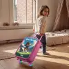Voetbal - Gras - Stadion - Schilderij Kinderkoffer - Roze klein -sfeer1