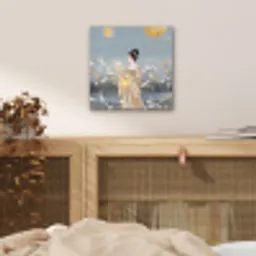 Aziatisch - Vrouw - Kimono aluminium wit klein -sfeer3