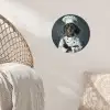 Hond - Garde - Kok Wandcirkel behangsticker klein -sfeer4