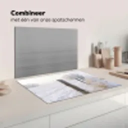 Hek - Sneeuw - Mist - Platteland - Nostalgisch Inductie beschermer vinyl 3mm klein -wsfeer7_website