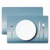 Zeilbootje - Kalme zee - Helderblauwe hemel Placemat vinyl groot -zzsfeer2_Kitchenyeah-website