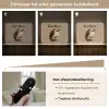 Egel - Snuitje - Bruin - Stekels Light Box met batterij (Wandlamp kind) middel -USP_dimbaarNL