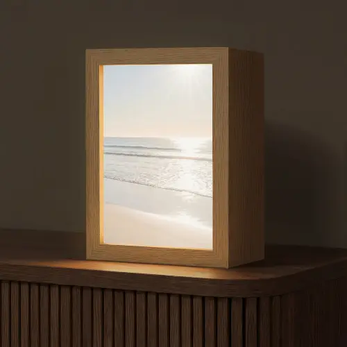 Zee - Zon - Zand Light Box met kabel (Tafellamp) klein -z3d_website