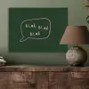 Tekstwolkje - Donkergroen - BLAH BLAH BLAH PET vilt klein -sfeer2