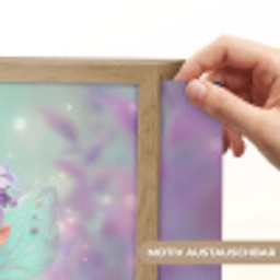 Fee - Paars - Sprookje Light Box met batterij (Wandlamp kind) middel -USP_websiteprintDE