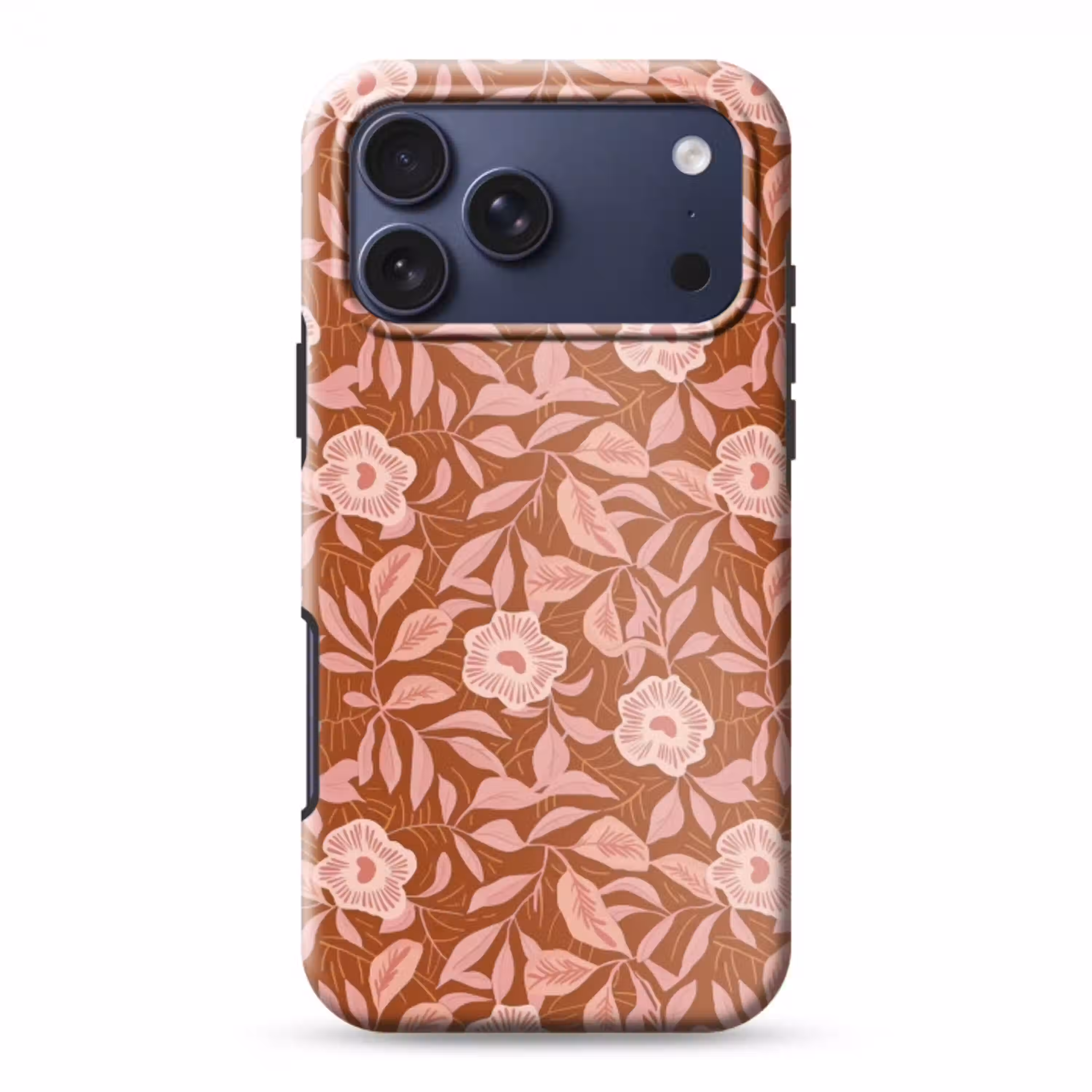 Patroon - Bladeren - Terracotta Toughcase MagSafe Apple iPhone 17 Pro Max klein 1019 -3d