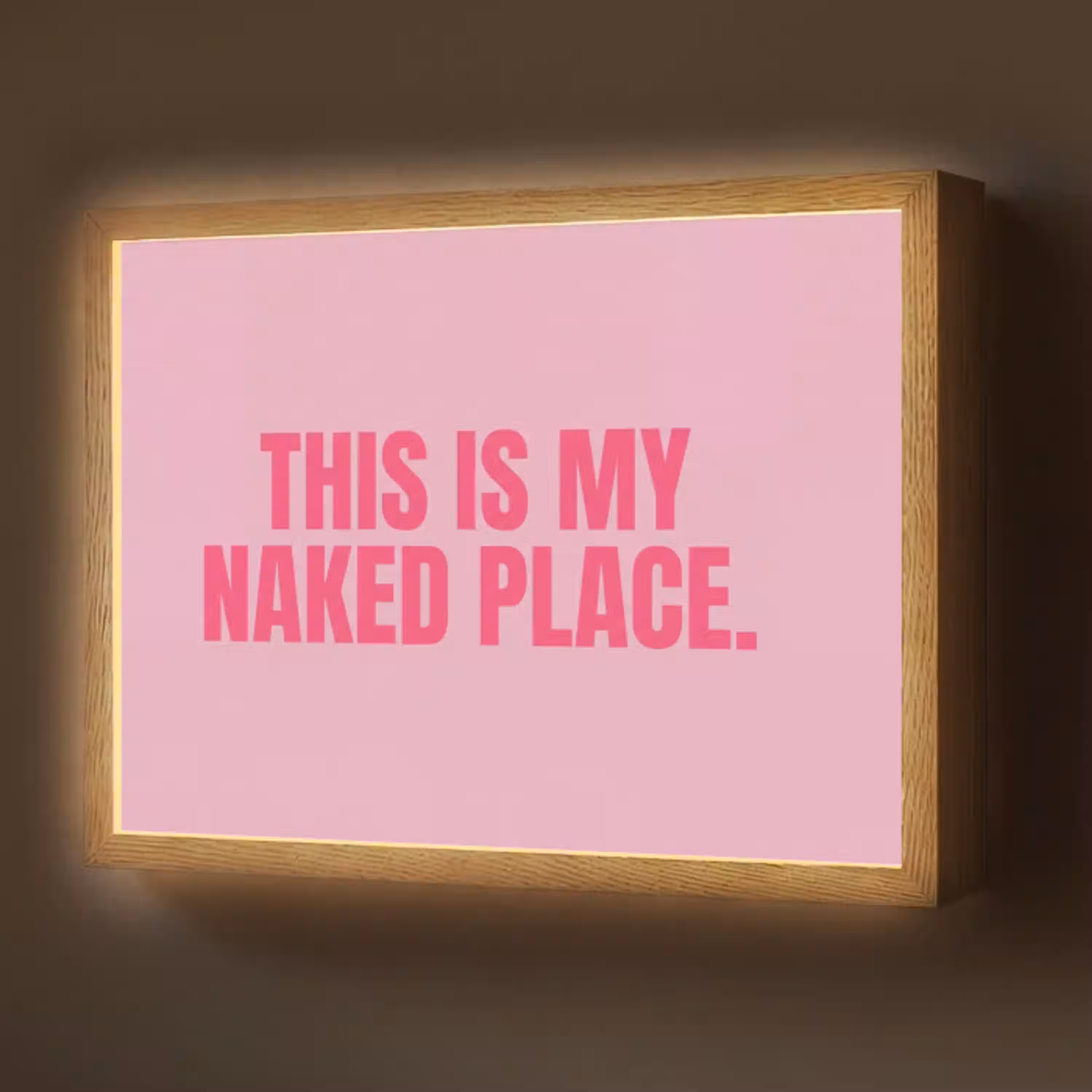 Tekst - Modern - Roze Light Box met batterij (Wandlamp) middel -z3d_website