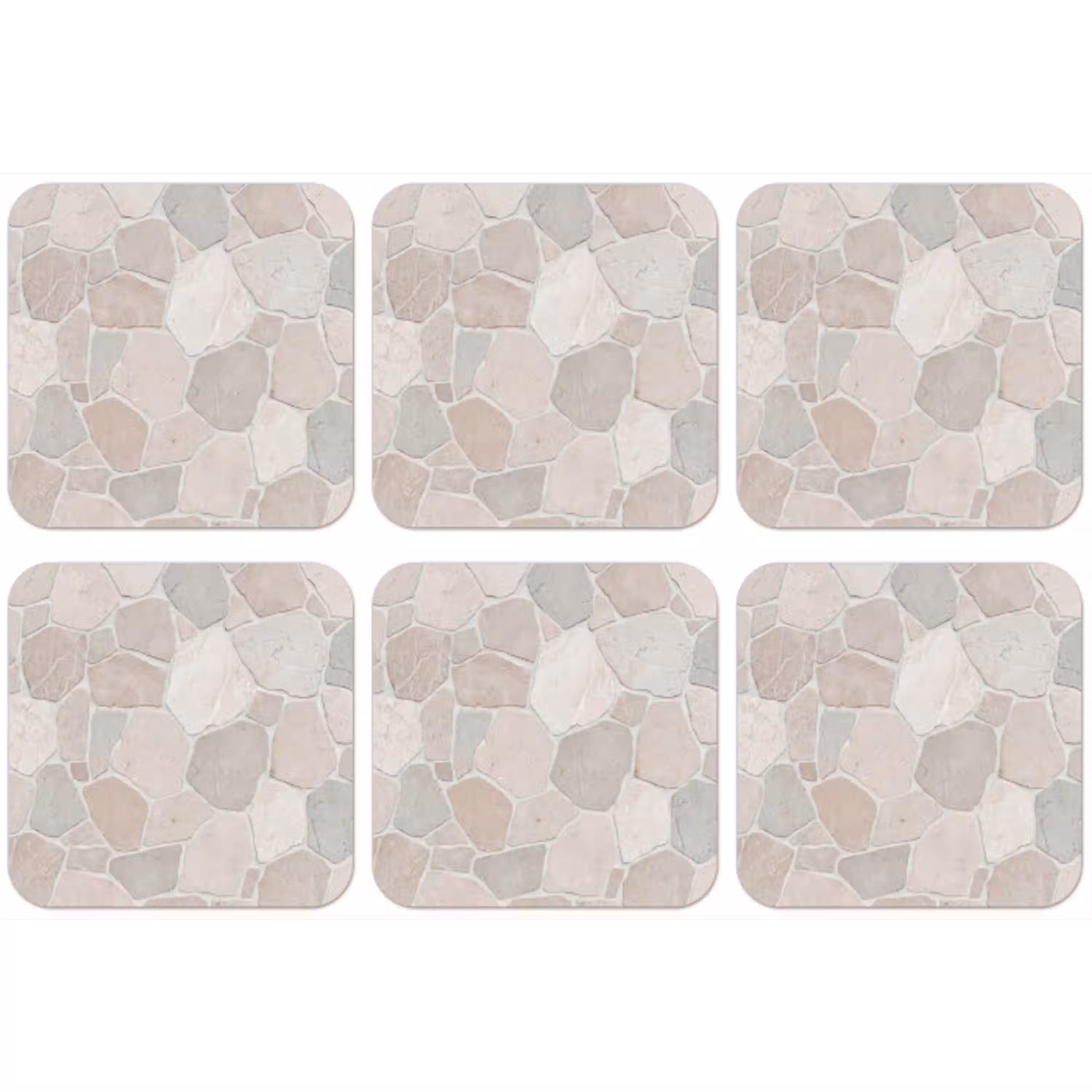 Steen - Patroon - Textuur - Beige onderzetter kurk middel -zkaufland3dotto