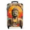 Boeddha als street art kunstwerk NBS - Handbagage koffer - Kinderen Unisex middel -productfoto_recht