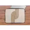 Symmetrische bocht - Koperkleurig laptophoes neopreen klein -tafel