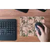Pioenrozen - Botanisch - Vogel muismat rubber klein 262 -toetsenbord