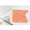 Strepen - Dynamisch - Oranje muismat rubber klein 262 -witbureau