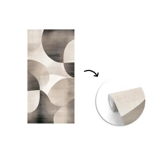 Grillige vormen - Subtiele overgangen - Dynamisch fotobehang vinyl groot -3d