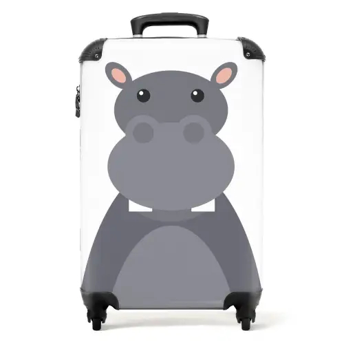 Nino nijlpaard NBS - Handbagage koffer - Unisex middel -productfoto_recht