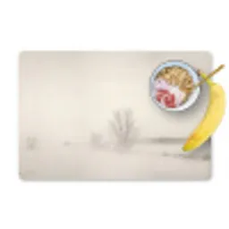 Boom - Mist - Sneeuw - Winter - Minimalistisch Placemat vinyl groot -zzzproduct_Kitchenyeah-website