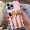 Ingrediënten - Lepels - Hout - Roze Hoesje iPhone 16 Pro Max met koord klein -sfeer3