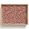 Luipaard - Patroon - Roze Dienblad Rechthoek middel 911 -z3d_shopping